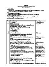Giáo án Khoa học Lớp 4 - Chương trình cả năm